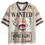 Wantde Meow Luffy Printed Jersey Shirts