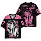 Tomie Kawakami Junji Ito Printed Jersey Shirts