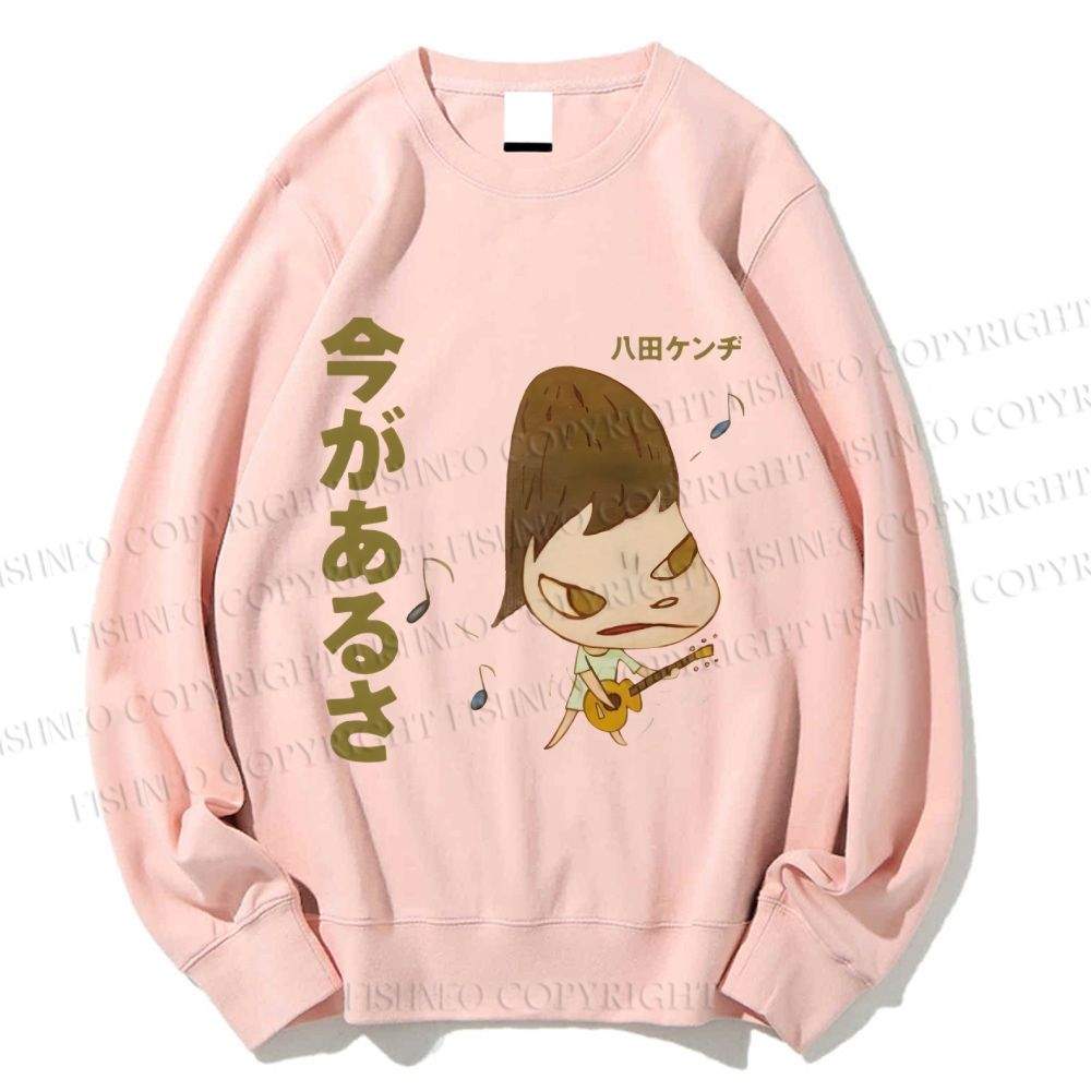Unisex Yoshitomo Nara Printed Sweatshirt
