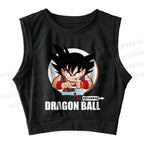 Dragon Ball Goku Sleeveless Crop Tops