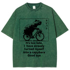 Capybara Vintage Wash Japanese Design T-Shirt