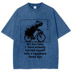 Capybara Vintage Wash Japanese Design T-Shirt