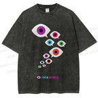 Unisex I Am Witness Eyes Printed Washed Tee