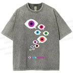 Unisex I Am Witness Eyes Printed Washed Tee