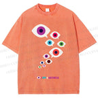 Unisex I Am Witness Eyes Printed Washed Tee