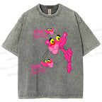 Unisex The Pink Panther Printed Washed Tee