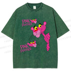 Unisex The Pink Panther Printed Washed Tee