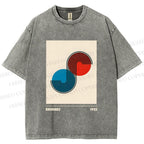 Unisex Bauhaus Classique Printed Washed Tee