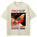 Unisex Golden Pheasant Japan Week Printed Washed Tee