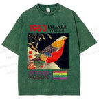 Unisex Golden Pheasant Japan Week Printed Washed Tee