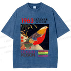 Unisex Golden Pheasant Japan Week Printed Washed Tee