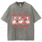 Unisex Just a Love Goose Printed Washed Tee