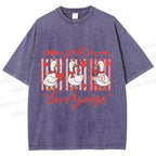 Unisex Just a Love Goose Printed Washed Tee