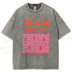 Unisex Seeds Bloom With Love Printed Washed Tee