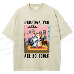 Unisex You Are So Loved Printed Washed Tee