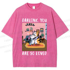 Unisex You Are So Loved Printed Washed Tee
