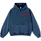 Octopus Vintage Washed Cotton Back Art Hoodie