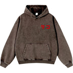 Octopus Vintage Washed Cotton Back Art Hoodie