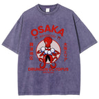 Osaka Octopus Monster Japan Washed T-Shirt