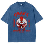Osaka Octopus Monster Japan Washed T-Shirt