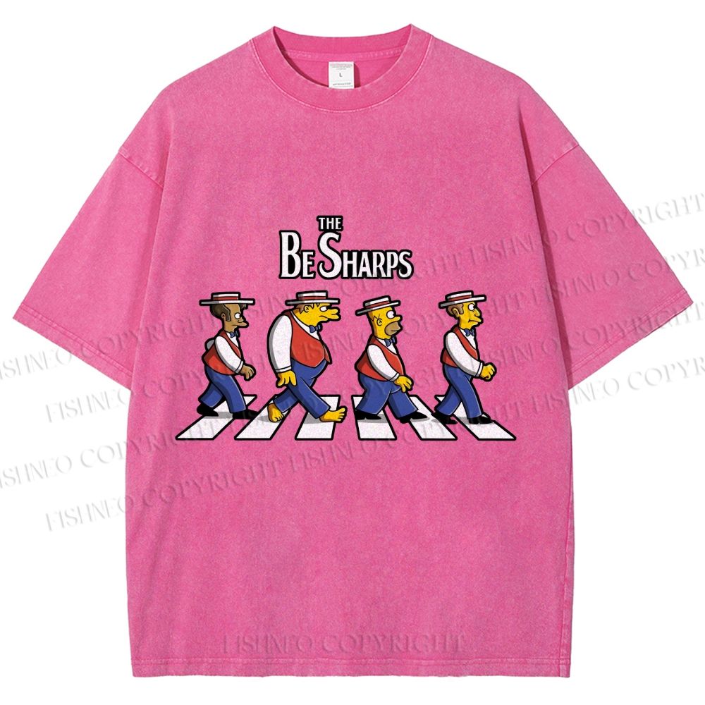 Unisex the Be Sharps Printed Washed Tee