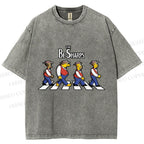 Unisex the Be Sharps Printed Washed Tee