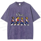Unisex the Be Sharps Printed Washed Tee