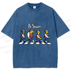 Unisex the Be Sharps Printed Washed Tee
