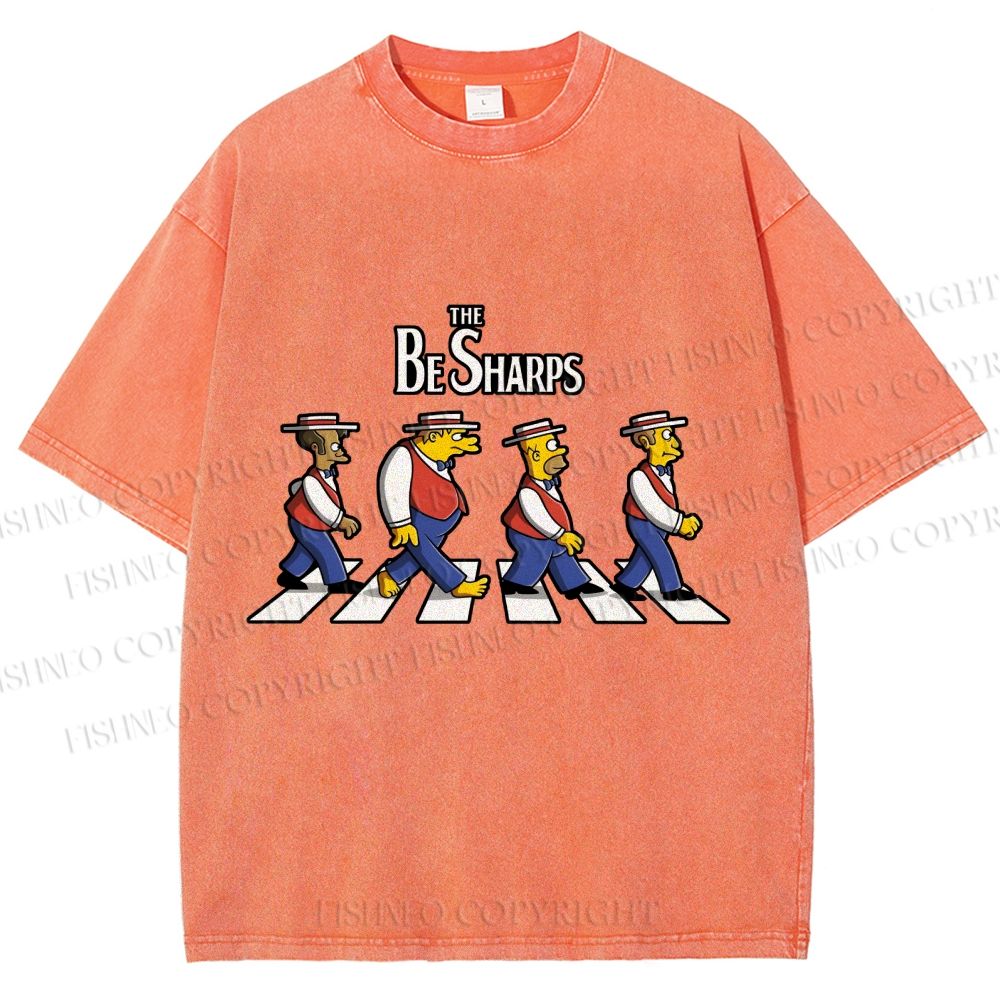 Unisex the Be Sharps Printed Washed Tee