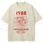 Unisex Roar Of The Tiger Printed Washed Tee