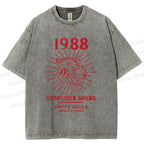 Unisex Roar Of The Tiger Printed Washed Tee