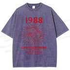 Unisex Roar Of The Tiger Printed Washed Tee