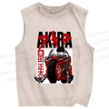 Unisex Akira Vintage Printed Washed Tank Top