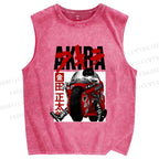 Unisex Akira Vintage Printed Washed Tank Top