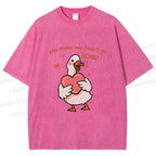 Unisex Make My Heart Go Honk Printed Washed Tee
