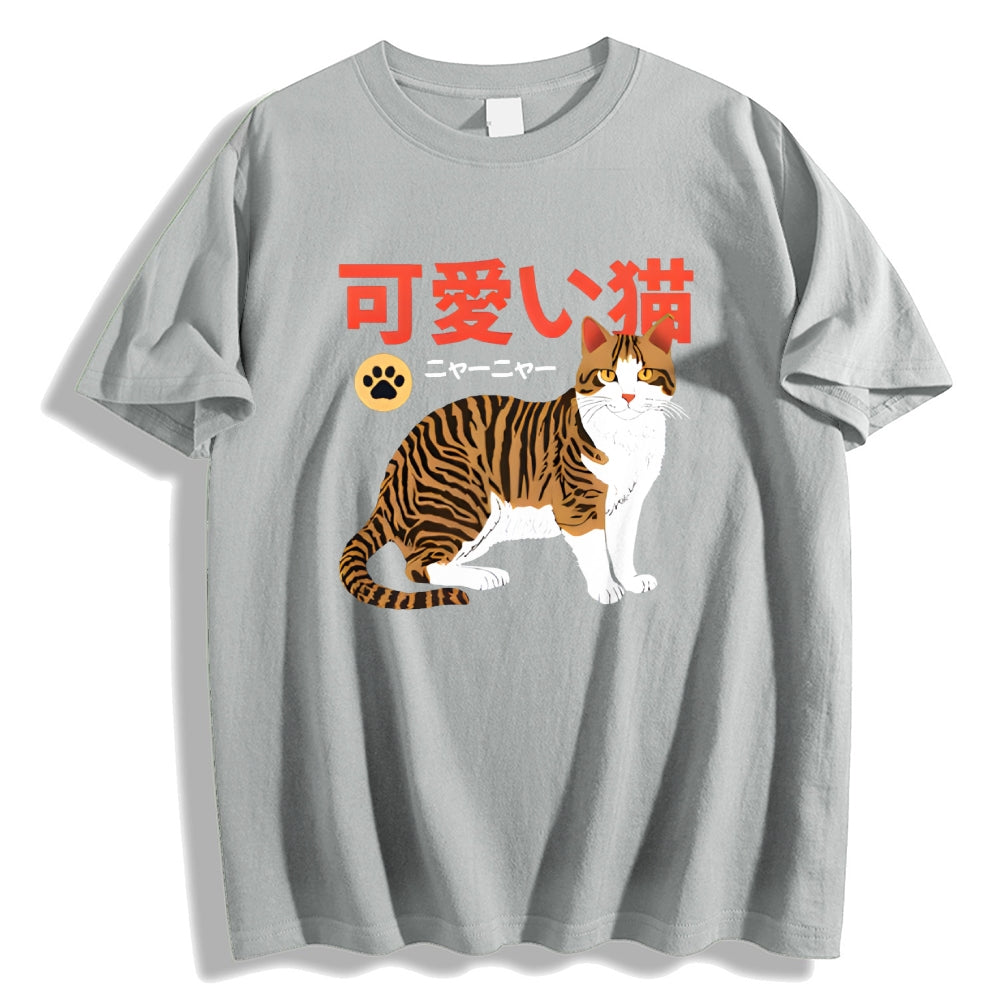Cat Japanese Style Classic Tee