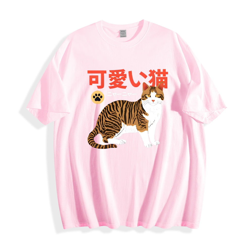 Cat Japanese Style Classic Tee