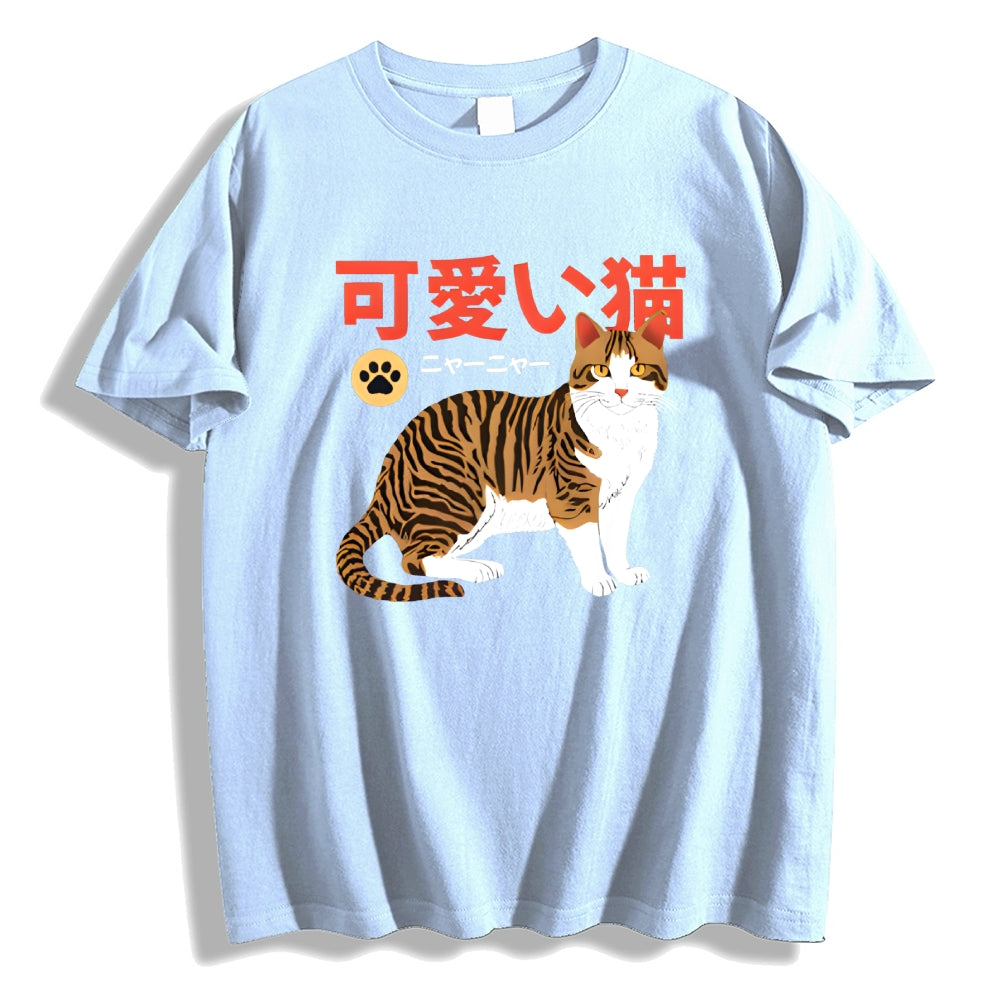 Cat Japanese Style Classic Tee