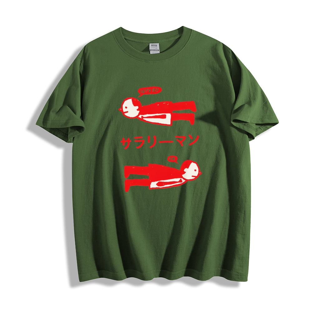 Office Worker Japanese Style Classic Tee