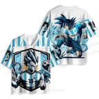 Playing Soccer Goku Printed Jersey Shirts