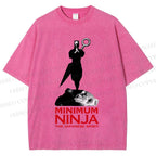Unisex The Japanese Spirit Printed Washed Tee