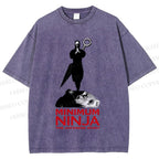 Unisex The Japanese Spirit Printed Washed Tee