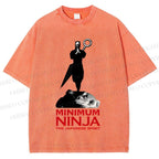 Unisex The Japanese Spirit Printed Washed Tee