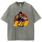 Fist of the North Star Vintage Wash Japanese Design T-Shirt