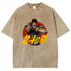 Fist of the North Star Vintage Wash Japanese Design T-Shirt