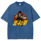 Fist of the North Star Vintage Wash Japanese Design T-Shirt