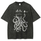 Octopus Disguised As Shark Washed T-Shirt