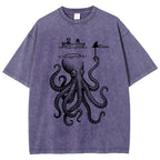 Octopus Disguised As Shark Washed T-Shirt