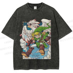 Unisex The Legend of Zelda Printed Washed Tee