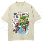 Unisex The Legend of Zelda Printed Washed Tee